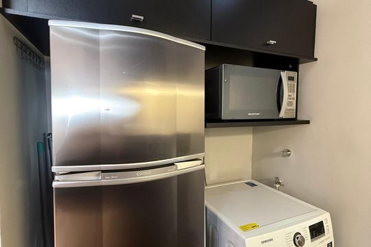 Cozinha de apartamento para alugar com 1 quarto, 45m² em Higienópolis, São Paulo