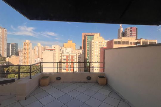 Varanda da Sala de apartamento à venda com 1 quarto, 87m² em Centro, Campinas