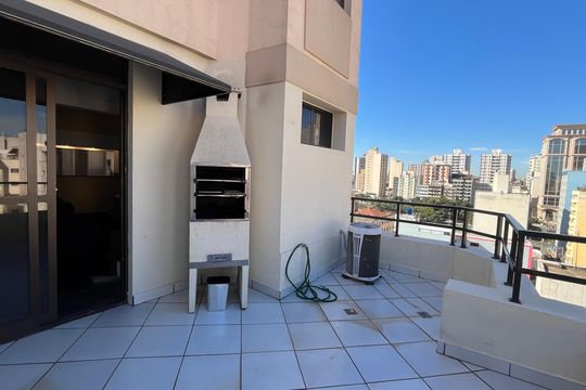 Varanda da Sala de apartamento à venda com 1 quarto, 87m² em Centro, Campinas