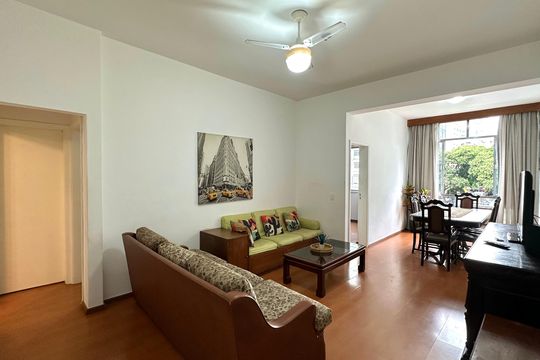 Sala de apartamento à venda com 3 quartos, 105m² em Copacabana, Rio de Janeiro