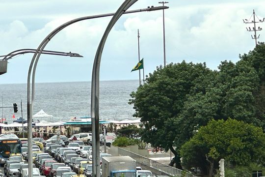 Vista Sala de apartamento à venda com 3 quartos, 105m² em Copacabana, Rio de Janeiro