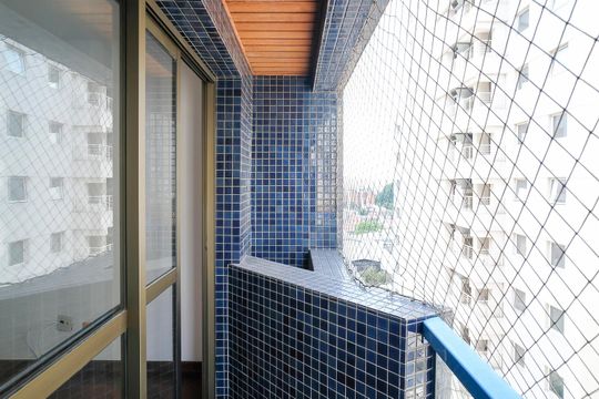 Varanda da sala de apartamento para alugar com 3 quartos, 102m² em Santa Paula, São Caetano do Sul