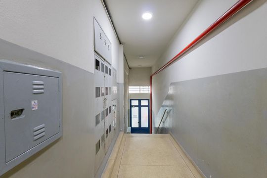 Hall de entrada de apartamento para alugar com 1 quarto, 59m² em Santo Amaro, São Paulo