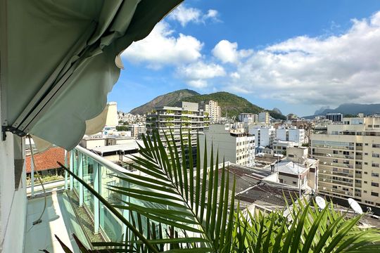 Vista da Varanda da Sala de apartamento à venda com 3 quartos, 136m² em Botafogo, Rio de Janeiro