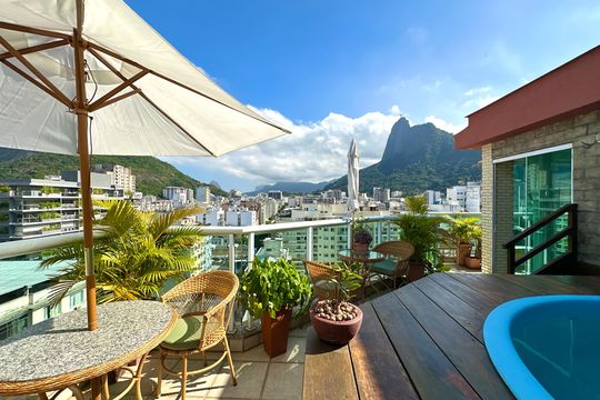Área comum de apartamento à venda com 3 quartos, 136m² em Botafogo, Rio de Janeiro