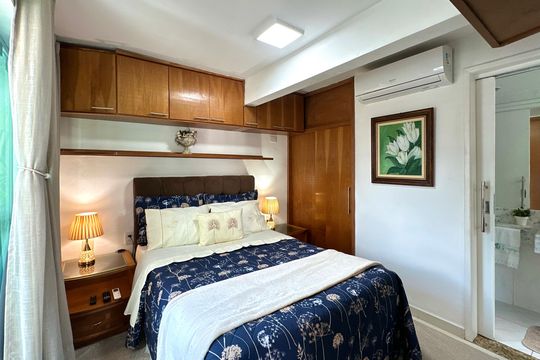 Suíte 2 de apartamento à venda com 3 quartos, 136m² em Botafogo, Rio de Janeiro