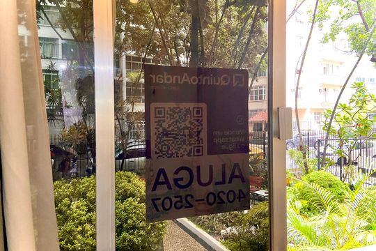 Plaquinha  de apartamento para alugar com 1 quarto, 35m² em Flamengo, Rio de Janeiro