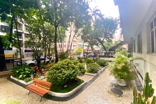 Área comum de apartamento para alugar com 1 quarto, 35m² em Flamengo, Rio de Janeiro