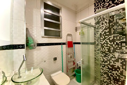 Banheiro Social de apartamento para alugar com 1 quarto, 35m² em Flamengo, Rio de Janeiro