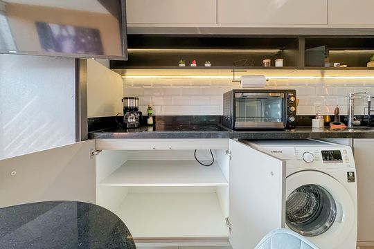 Cozinha - Armários de kitnet/studio à venda com 1 quarto, 33m² em Vila Mariana, São Paulo