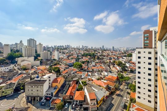 Vista da Varanda de kitnet/studio à venda com 1 quarto, 33m² em Vila Mariana, São Paulo