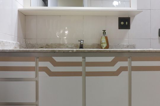 Banheiro Social de apartamento para alugar com 2 quartos, 70m² em Centro, São Bernardo do Campo