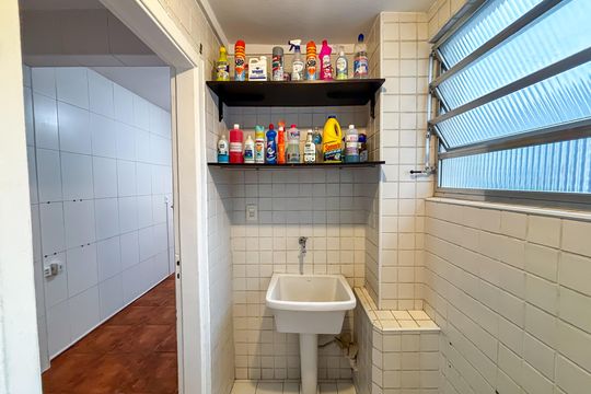 Área de serviço de apartamento à venda com 2 quartos, 74m² em Jardim Paulista, São Paulo