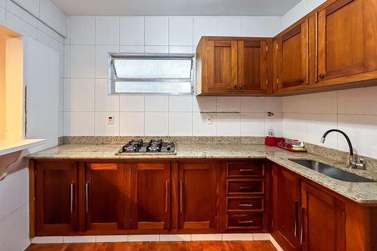 Cozinha de apartamento à venda com 2 quartos, 74m² em Jardim Paulista, São Paulo