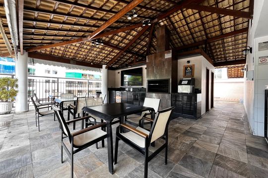 Área comum - Churrasqueira de apartamento para alugar com 4 quartos, 143m² em Barra da Tijuca, Rio de Janeiro