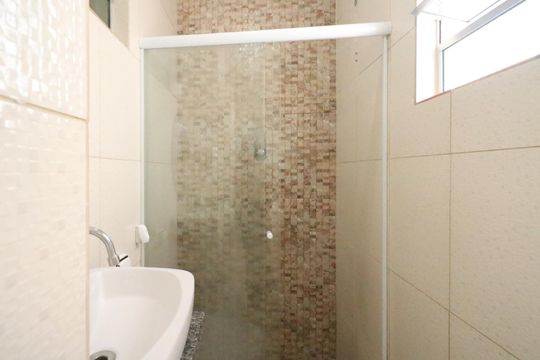 Banheiro da Suíte de casa à venda com 2 quartos, 112m² em Santa Maria, São Caetano do Sul