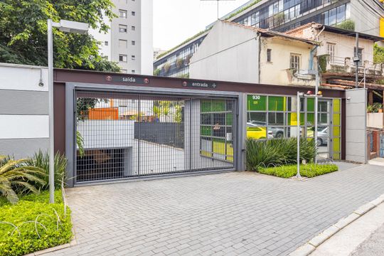 Fachada de kitnet/studio à venda com 1 quarto, 46m² em Vila Madalena, São Paulo