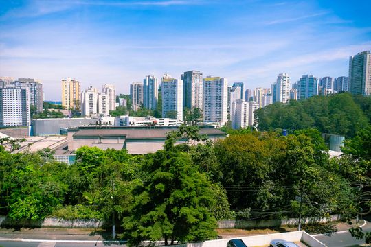Vista Varanda Quarto de apartamento para alugar com 1 quarto, 55m² em Vila Andrade, São Paulo