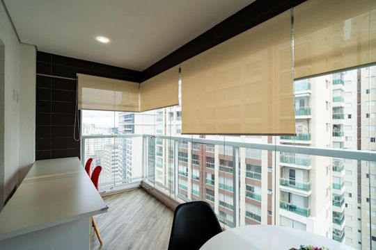 Varanda de kitnet/studio para alugar com 1 quarto, 34m² em Consolação, São Paulo