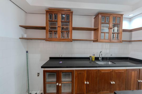 Cozinha de apartamento para alugar com 1 quarto, 54m² em Bela Vista, São Paulo