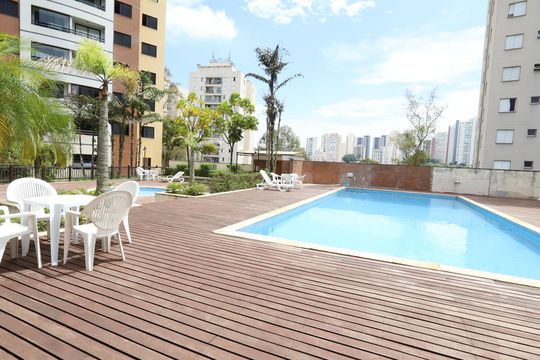 Área comum - Piscina de apartamento para alugar com 2 quartos, 66m² em Vila Andrade, São Paulo
