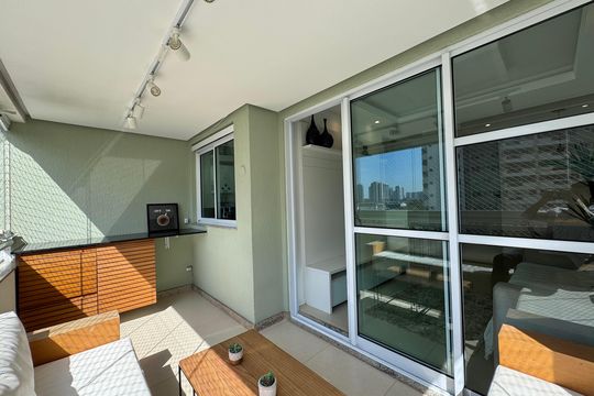 Varanda de apartamento para alugar com 1 quarto, 70m² em Barra da Tijuca, Rio de Janeiro