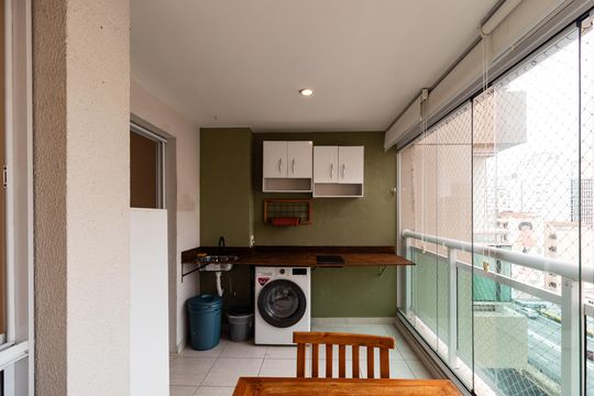 Varanda de apartamento para alugar com 1 quarto, 36m² em Barra Funda, São Paulo