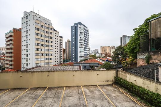Vista da Suíte de apartamento para alugar com 1 quarto, 48m² em Vila Mariana, São Paulo