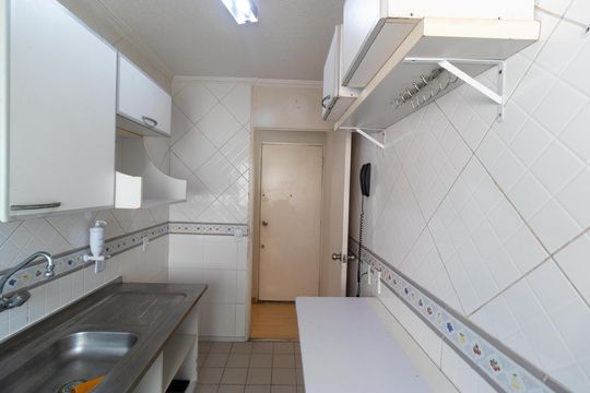 Cozinha de apartamento para alugar com 2 quartos, 50m² em Jardim Dom Vieira, Campinas