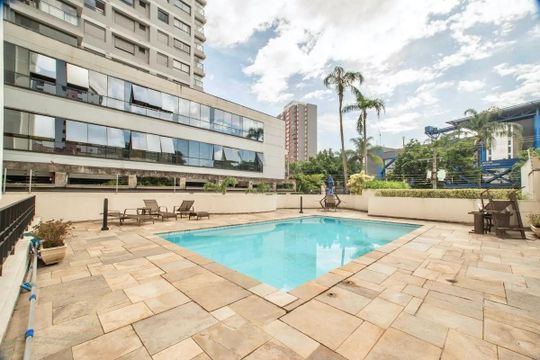 Área comum - Piscina de apartamento para alugar com 1 quarto, 44m² em Vila Clementino, São Paulo