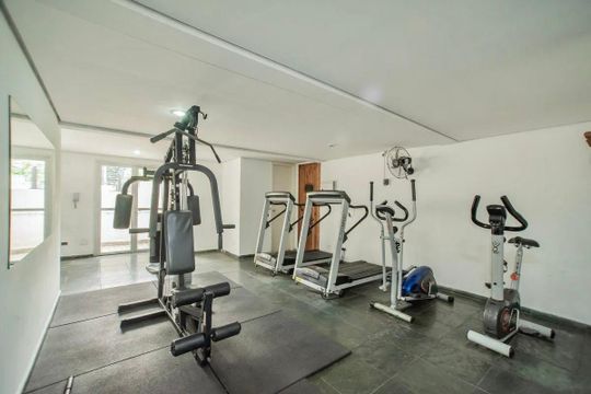 Área comum - Academia de apartamento para alugar com 1 quarto, 44m² em Vila Clementino, São Paulo