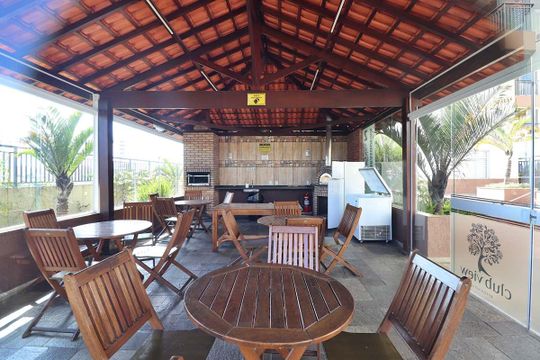 Área comum - Churrasqueira de apartamento para alugar com 2 quartos, 92m² em Vila América, Santo André