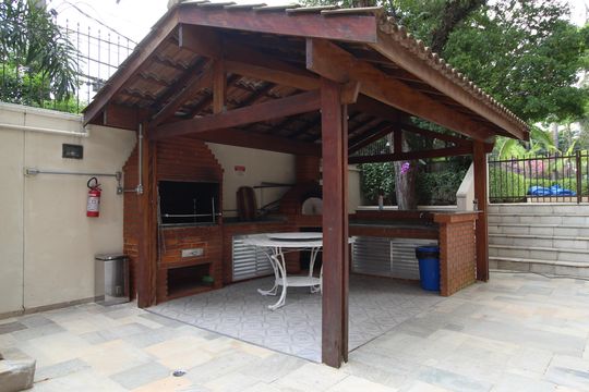 Área Comum - Churrasqueira de apartamento à venda com 3 quartos, 210m² em Moema, São Paulo