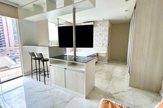 Sala de kitnet/studio para alugar com 1 quarto, 38m² em Vila Augusta, Guarulhos