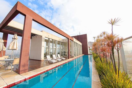 Área comum - Piscina de kitnet/studio à venda com 1 quarto, 38m² em Vila Augusta, Guarulhos