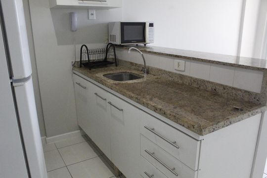 Cozinha/Área de serviço de apartamento para alugar com 1 quarto, 45m² em Barra da Tijuca, Rio de Janeiro