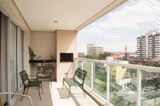 Varanda gourmet de apartamento à venda com 3 quartos, 200m² em Planalto Paulista, São Paulo