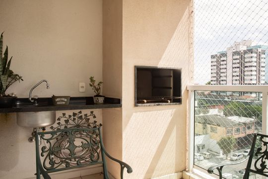 Varanda gourmet de apartamento à venda com 3 quartos, 200m² em Planalto Paulista, São Paulo