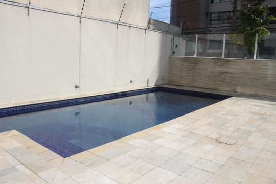 Área comum - Piscina de apartamento para alugar com 3 quartos, 242m² em Santo Antônio, São Caetano do Sul