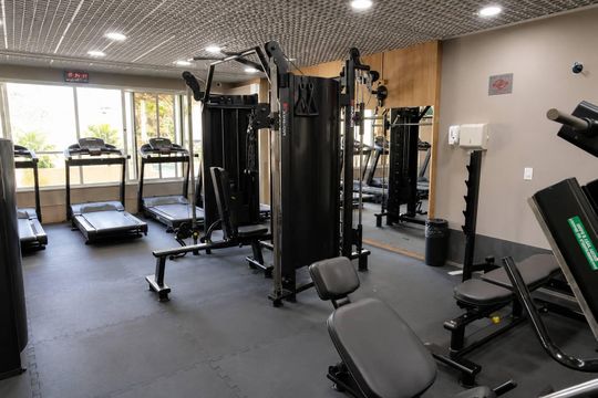 Área comum - Academia de apartamento para alugar com 2 quartos, 122m² em Tamboré, Santana de Parnaíba