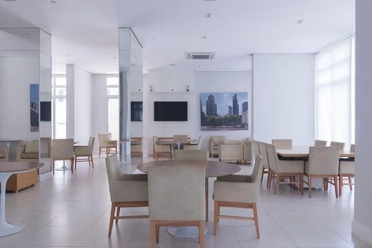 Área externa de apartamento à venda com 2 quartos, 59m² em Várzea da Barra Funda, São Paulo