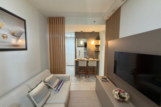 Sala  de apartamento para alugar com 1 quarto, 33m² em Sul (águas Claras), Brasília