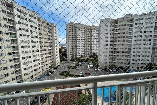 Varanda da Sala de apartamento para alugar com 2 quartos, 51m² em Del Castilho, Rio de Janeiro