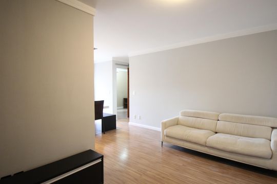 Sala de apartamento para alugar com 2 quartos, 63m² em Paraíso do Morumbi, São Paulo