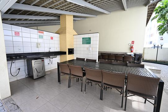 Área comum de apartamento para alugar com 2 quartos, 55m² em Residencial Eldorado, Goiânia