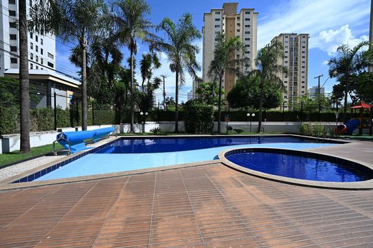 Área comum de apartamento para alugar com 2 quartos, 55m² em Residencial Eldorado, Goiânia