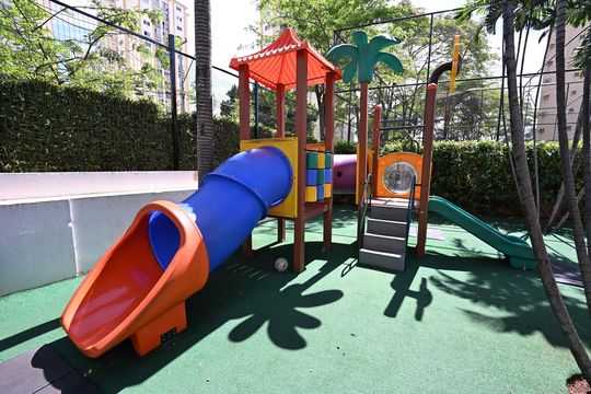 Área comum de apartamento para alugar com 2 quartos, 55m² em Residencial Eldorado, Goiânia