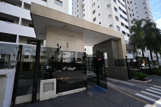Fachada de apartamento para alugar com 2 quartos, 55m² em Residencial Eldorado, Goiânia