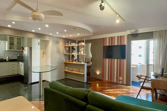 Sala de apartamento para alugar com 2 quartos, 70m² em Pinheiros, São Paulo