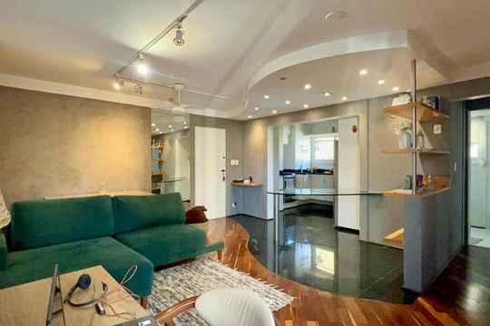 Sala de apartamento para alugar com 2 quartos, 70m² em Pinheiros, São Paulo